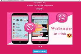 pink whatsapp